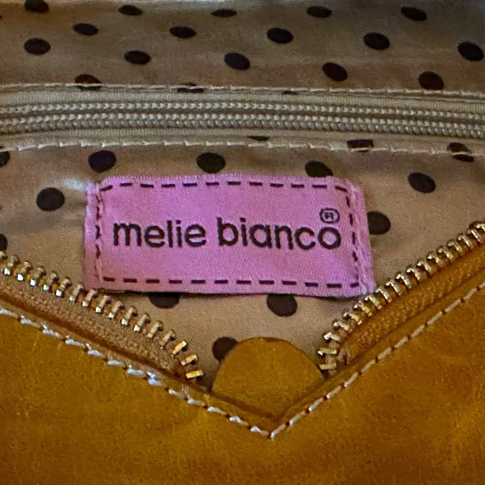 Melie Bianco Vegan Leather Designer Clutch
